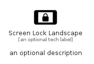 illustration for ScreenLockLandscape