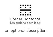 illustration for BorderHorizontal