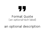 illustration for FormatQuote