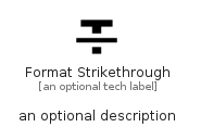 illustration for FormatStrikethrough