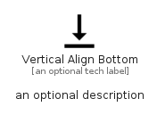 illustration for VerticalAlignBottom