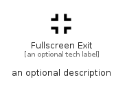 illustration for FullscreenExit