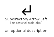 illustration for SubdirectoryArrowLeft