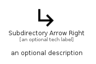 illustration for SubdirectoryArrowRight