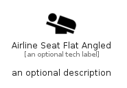 illustration for AirlineSeatFlatAngled