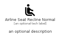 illustration for AirlineSeatReclineNormal