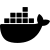 illustration of simpleicons/D/Docker